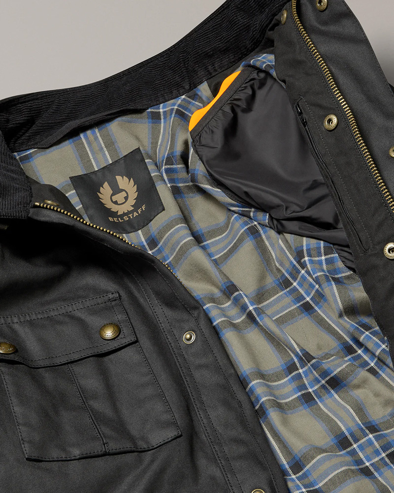 Belstaff Brooklands jacket detailing